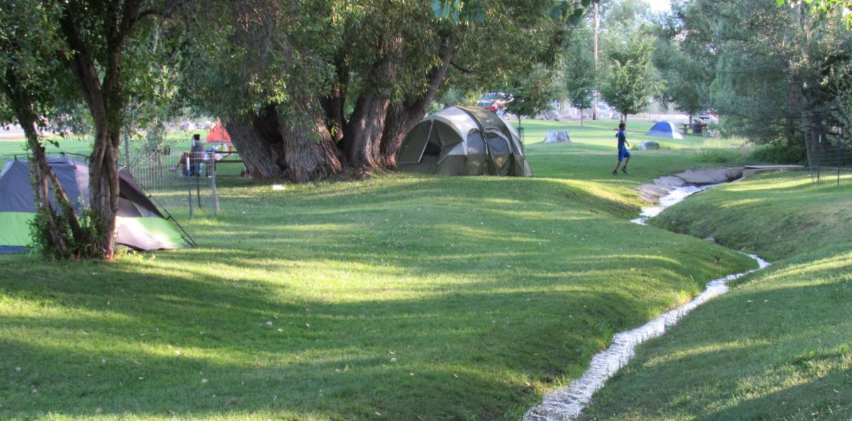 Camping in Lander City Park